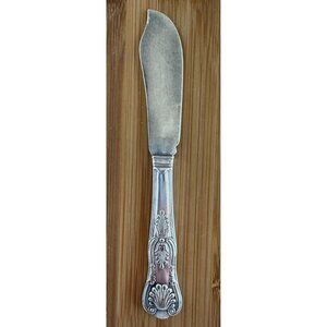 Vintage Gorham Silver plate Kings Pattern Butter  knife Anchor Hallmark 7 Inch